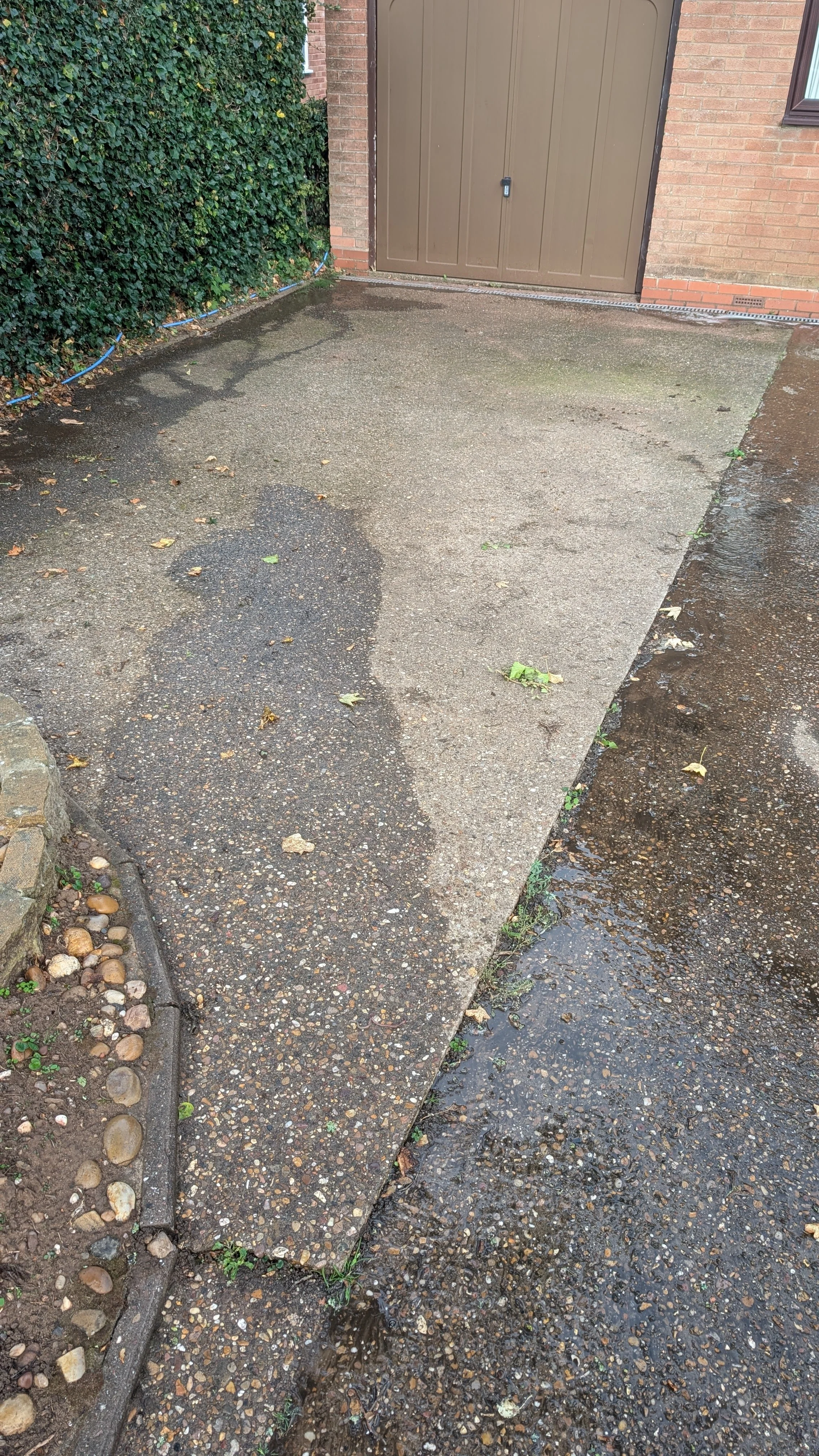 Before driveway cleaning Melbourne